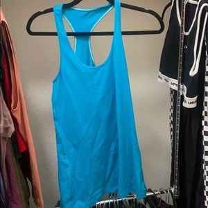 Lululemon tank top- bright blue (fitted)